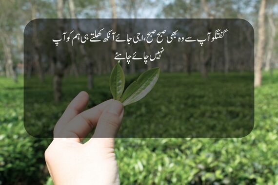 chai poetry tea in urdu