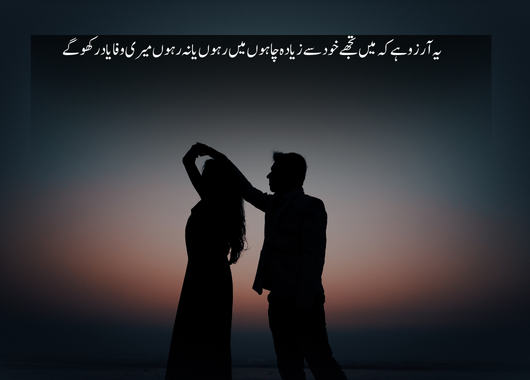 hot romantic poetry in urdu 2 lines